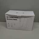 Yopast Air Compression Leg Massager, Professional Sequential Foot & Full Leg Massager for Circulation and Pain Relief, Fast Recovery Compression Boots for Athletes, Gifts for Men Women (Black)