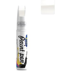 Touch Up Paint for Cars Paint Scratch Repair, Waterproof Auto Scratch Remover Pen (White Pearl)