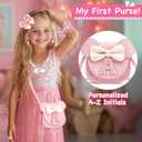 Toddler Purse Gifts for Girls, Little Girl Gifts Princess Dress Up Jewelry Mermaid Toys Mini Mouse Ears Birthday Gifts for Girls 3 4 5 6 7 8 Year old (A, Pink)