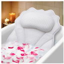 Bath Pillow RUVINCE Ergonomic Luxury Bathtub Pillow with Head,Neck, Shoulder and Back Support, 4D Bath Pillows for tub with 6 Powerful Suction Cups, Fits All Bathtub, Spa Tub, Hot Jacuzzi (White)