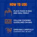 Ziploc Zip 'n Steam Food Storage Cartons for Meal Prep, Healthy Meals in Minutes, Microwave Safe, 10 Count