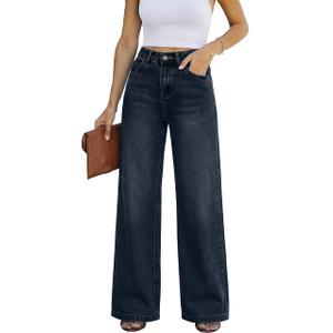 Women Wide Leg Jeans High Waist Boyfriends 2026 Jean for Women Stretch Denim Pants Size 6