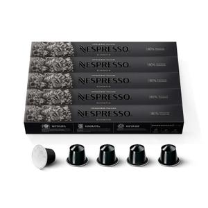 Nespresso Capsules Original Line, Ristretto Decaffeinato, Dark Roast Coffee, 50 Count Coffee Pods, (EXP 06/30/26)