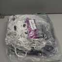 Spider Web Halloween Decorations Outdoor Lights, 125 Purple LED Light Up 16.4Ft Giant Spiderweb & 60" Large Spider & 22 Small Spiders & 20g Stretch Cobweb, 8 Modes Lighted Decor for Yard Outside