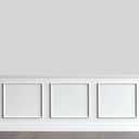 Hungbak 6 Set of 20" x 20" Pre-Cut Accent Wall Molding Trim Kit, Peel and Stick Premade Wainscoting Panels for Interior Decoration, Ready to Assemble Chair Rail Moulding