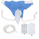 Urine Collector for Men, Wearable Male Urine Collector with Elastic Waist, Leakproof Breathable External Catheter for Men with 47" Tube for Urinary Incontinence, Bedridden Patients