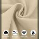 2 x PLEPAN Quarter Zip Hoodies for Men Oversized Pullover Loose Fit Sweatshirt with Kangaroo Pocket (S)