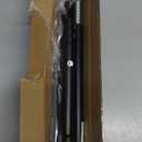 Tension Curtain Rod by EZFurni, 28 to 42 Inch, Adjustable Curtain Rods No Drilling, Heavy Duty tension Rod, Anti-Slip Spring Loaded Curtain Rods for Window, Closet, Door, Black