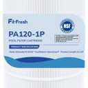 Fil-fresh C1200 Pool Filter Cartridges Compatible with Hayward C1200, Replacement for Pleatco PA120, Hayward CX1200RE, Unicel C-8412, 120 sq.ft
