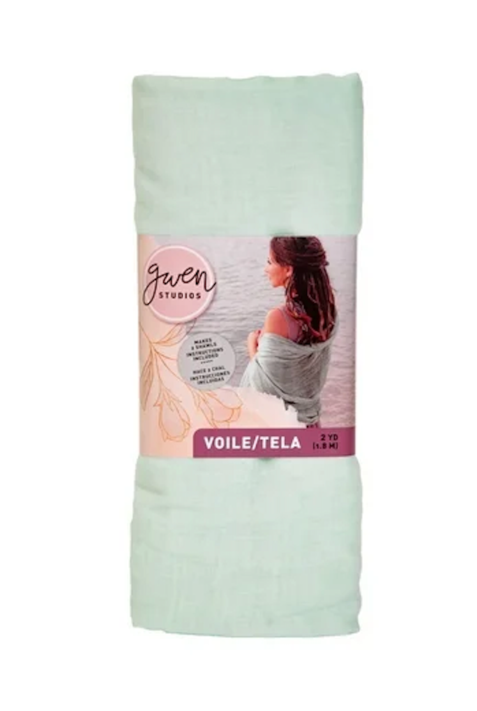 58" x 6' Precut Voile Sewing & Craft Fabric, Mint Green Voile/Tela 2 Yd 5 Pack