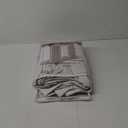 92 Inch Pinch Pleat Living Room Thermal Curtains for Winter, Blackout Thick Linen Boho Curtain for Sliding Glass Doors 2 Panels Set with Hooks Rings Ceiling Track Window Drapes W40 xL92 (Birch)