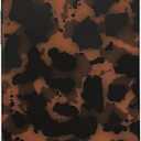 Tortoise Shell Phone Case Compatible for iPhone 15 Retro Leopard Cheetah Print Chic Animal Pattern Flexible Soft TPU Protective Cool Girls Amber Brown Phone Cover(for iPhone 15)
