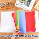 102 Pcs Colored Binder Dividers with Tabs, 1/6 Cut Tabs, Dividers for 3 Ring Binder, Blank Write On Binder Dividers in 6 Tab Sets, Letter Size, 102 Dividers, 17 Sets, Multicolor