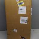 Hanging Wall File Organizer 10 Tier Wall Mounted File Holder Document Wall Organizer Magazine Organization for Office Home, Black