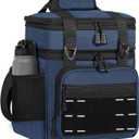 Lunch Box Cooler Bag - Insulated Tactical Lunchbox for Men - Large Lunch Pail Kit for Adults Work Outdoor Shifts Trips Blue 16L