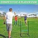 GoSports Ladder Toss Indoor & Outdoor Game Set with 6 Soft Rubber Bolo Balls and Travel Carrying Case - Choose Pro or Classic