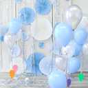 80 Pcs Plastic Balloon Weights, Reusable Colorful Balloons Pendants, Wedding Birthday Party Balloons Accessories for Helium Balloon Decoration