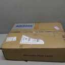 Nintiue Upgraded Modern Arc Dimmable Tall Standing Floor Lamp with Linen Shade, 1200 Lumens LED Bulb Included, for Living & Reading Room, Bedroom, Office & Nursery, Gold