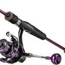 Sougayilang Fishing Rod and Reel Combo, Stainless Steel Guides Fishing Pole with Spinning Reel Combo for Saltwater and Freshwater, Green