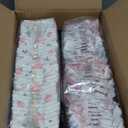 The Honest Company Comfort Dry Disposable Diapers for Sensitive Skin, Hypoallergenic, Rose Blossom + Tutu Cute, Club Box Size Newborn 72 Count