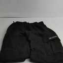 DREAM USA Men's Heavyweight Fleece Cargo Sweatpants (X-Large, Black)