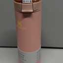 STANLEY Flowstate Spring Bottle | Leakproof Water Bottle with Carry Strap & Flip-Top Locking Lid | Insulated Stainless Steel | Fits Most Cup Holders | BPA-Free | 20 oz | Peach Rose