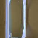 LED Bathroom Mirror with Lights, Irregular Wall Mirror with 3-Color Lighting and Dimmable, Anti-Fog Vanity Mirror for Wall, Horizontal/Vertical (36" x 30")