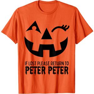 Peter Pumpkin Eater Halloween Couples Costume Women T-Shirt, 2XL