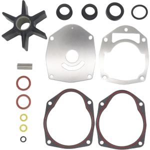 43026T2 Boat Motor Water Pump Impeller Repair Kit for Mercury and Mariner 2-Stroke 60-90 HP 3 Cyl 100-125 4 Cyl V200 V225 V250 3.0L Marine Outboards Replaces 47-43026T2 Sierra 18-3056