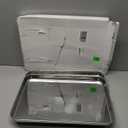 Half Sheet Baking Pan with Rack Set, E-far 18”x13” Cookie Sheet for Oven, Rimmed Stainless Steel Tray - Dishwasher Safe