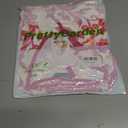 PRETTYGARDEN Women Summer Boho Maxi Dresses 2025 V Neck Puff Short Sleeve A-Line Flowy Tiered Floral Wedding Guest Dress (Pink, M)