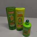 Garnier Fructis Sleek & Shine Shampoo, Conditioner + Leave-In Conditioner Set for Frizzy, Dry Hair, Plant Keratin + Argan Oil (3 Items), 1 Kit