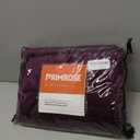 PRIMROSE 100% Full Blackout Purple Velvet Curtains 72 inch Long for Living Room,Set of 2 Liner Rod Pocket Back Tab Thermal Window Curtains Room Darkening Heavy Decorative Curtains Drapes for Bedroom