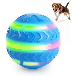 ALL FOR PAWS Interactive LED Dog Ball for Boredom Motion Activated Moving Dog Balls Toy Lights Up for Day/Night Play, Dog Enrichment Mental Stimulation Toys for Puppy, USB Rechargeable Dog Toys