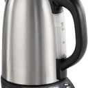 Hamilton Beach Smart Electric Tea Kettle & Water Boiler, Works with Alexa, 1.7 Liter, Fast Boiling 1500 Watts, Cordless, Keep Warm, Auto-Shutoff & Boil-Dry Protection, Stainless Steel (41036)