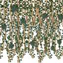 Jungle Theme Party Classroom Decoration with Kraft Paper Rolls Artificial Flower Garlands & Fake Tropical Palm Leaves Double-Sided Tape for Tropical Safari Bulletin Board Decor Forest Party Supplies