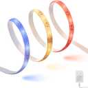 LEDVANCE SYLVANIA Smart LED WiFi Full Color Light Strip, 6.5 ft, Dimmable, Compatible with Alexa and Google Home Only - 1 Pack (75704)