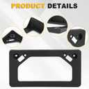 Front License Plate Bracket Compatible with Toyota Prius 2010 2011