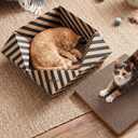 PETNOVO Cat Scratcher Bed, Foldable Collapsible Design, Outdoor Cat Bed
