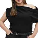 City Chic Women's Plus Size Top - Imani (Black),  18