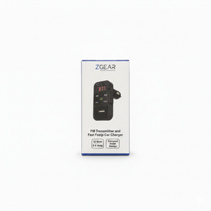 FM Transmitter And Fast Charge Car Charger