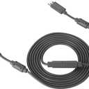 360 Controller USB 4Pin Gamepad Cable Replacement with Breakaway Adapter, Replacement Cable Replacement Wire 8.2FT Gamepad (Grey)