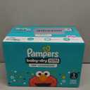 Pampers Diapers - Baby Dry - Size 1, 120 Count, Absorbent Disposable Infant Diaper 