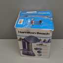Hamilton Beach Durathon 3-in-1 Handheld Garment Steamer for Clothes & Steam Iron, 45 Second Heat-Up with 1700 Watts, 300ml Removable Water Tank, 27 Minutes of Steam, Auto Shutoff, Gray & Blue (11559)