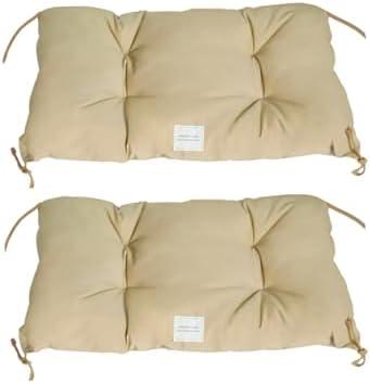 2-Pack 8.7" x 15.7" Soft Cat Kneading Pillow Cushion Bed with Ties for Cat Dog House Perch Shelf, Pad Padding for Cage Kennel Backpack Carrier