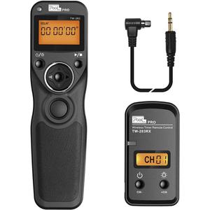 Wireless Shutter Remote Compatible for Canon, Pixel TW-283 N3 Shutter Remote Control Wireless Remote Shutter Release Timer Compatible for Canon EOS 5D, 5D Mark II, 5D Mark III, 6D, 7D, 7D Mark II