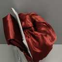 BEDELITE King Size Sheets Set, Luxury Soft Burgundy Satin Sheets for Hair and Skin, Similar to Silk Bed Sheets Set 4 Pieces with 1 Deep Pocket Fitted Sheet, 1 Flat Sheet, and 2 Pillowcases