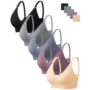 HBselect Bras for Women No Underwire Wireless Cami Tank Top Sports Bras Seamless Padded Bralettes for Women Size M
