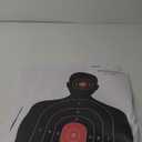 Shooting Targets - 12 x 20 inch - Silhouette Splatter Target, Practice Poster, Great for All Firearms, Rifle, Pistol, Airsoft, Pellet Guns, Made in USA