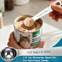 AIERSA Cat Food Can Lid Set, Includes Treat Squeeze Spoon for Wet Food, Silicone Cans Covers, Cat Can Opener with Spatula, Freeze Dried Snacks Clip, Nutritional Supplements Measuring Spoon